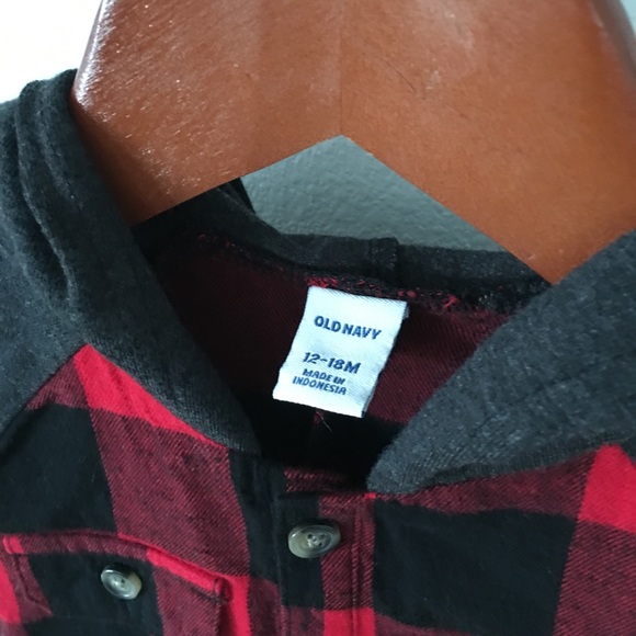 Baby Hooded Raglan One Piece Sz 12 - 18 Months - Picture 5 of 8